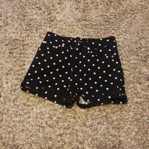 Forever 21 Black and White Polka Dot Shorts